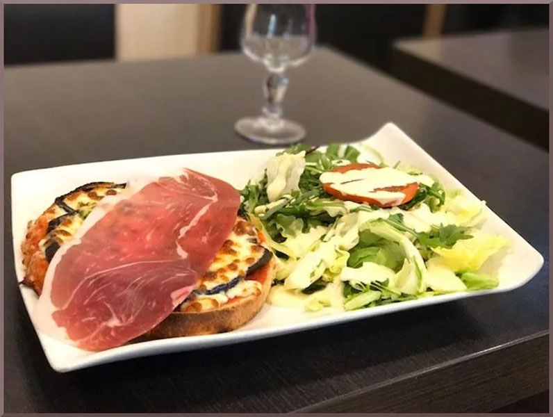 Les bruschettas de La Bella Storia